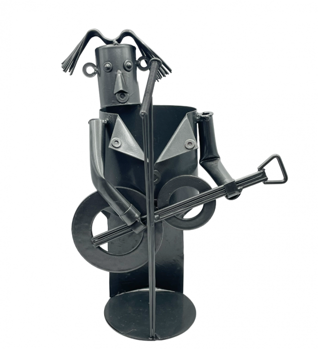 Suport pentru sticla de vin GUITARIST, 35cm [2]
