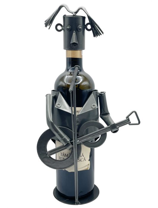 Suport pentru sticla de vin GUITARIST, 35cm [1]