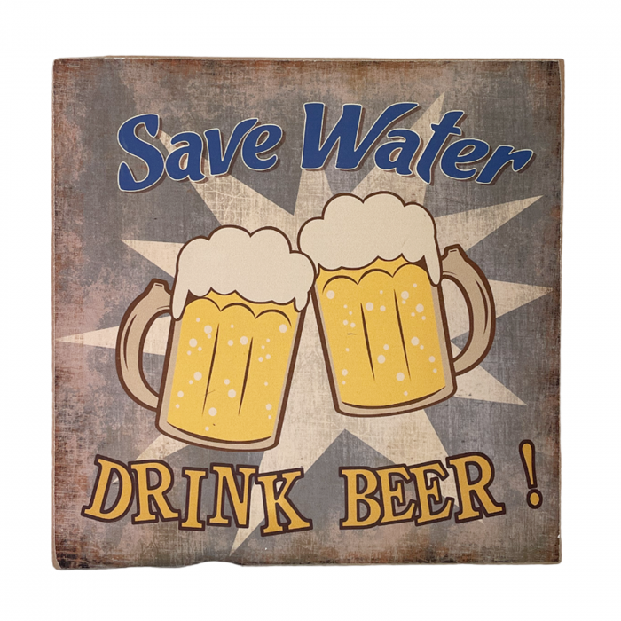 Tablou DRINK BEER, 30x30cm [1]