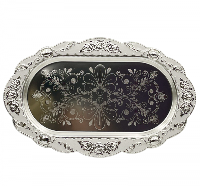 Tava argintata PEARL, 34x21cm [2]