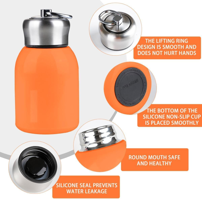 Termos inox DAILY, 220 ml, Cu maner metalic [6]