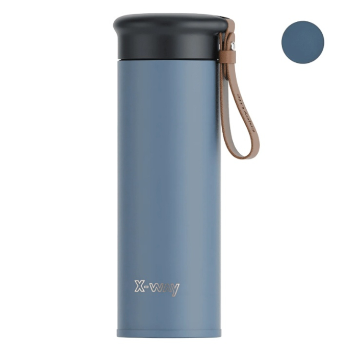 Termos din Inox THERMAL 450 ml cu Infuzor pentru Ceai și Curea de Transport [5]