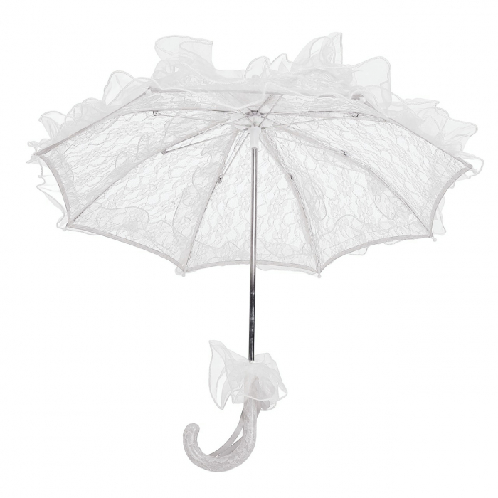 Umbrela din dantela BRIDE, Alb [2]