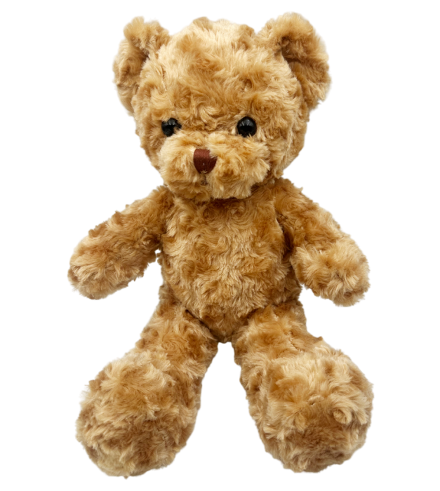 Ursulet de plus maro cu blanita catifelata COOKIE [1]