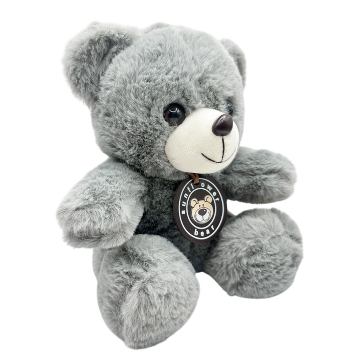 Ursulet de plus gri SUNFLOWER cu medalion [2]