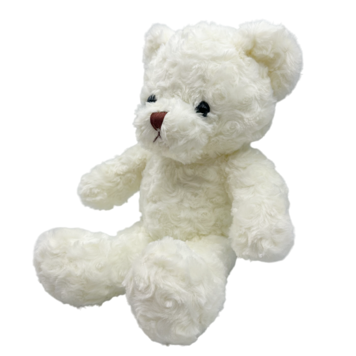 Ursulet de plus alb cu blanita catifelata COOKIE [2]