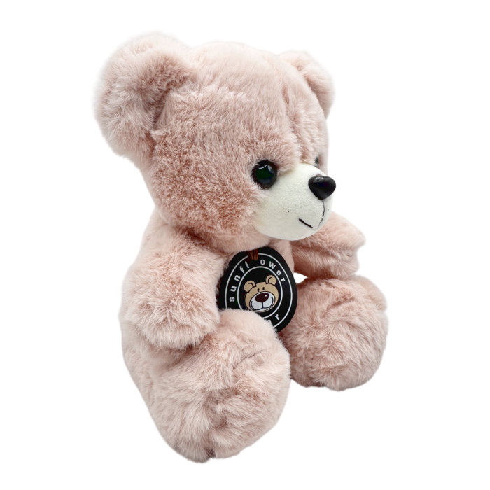 Ursulet de plus roz SUNFLOWER cu medalion [2]