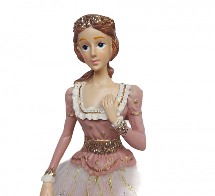 Figurina Zana cu lumina LED GRACE, Roz, 32cm [4]