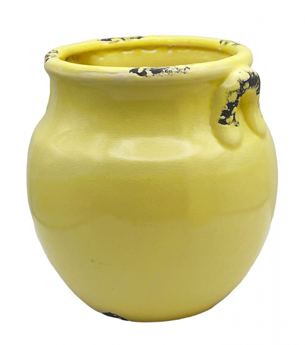 Vaza ceramica FRANCIS, Galben, 17cm [2]