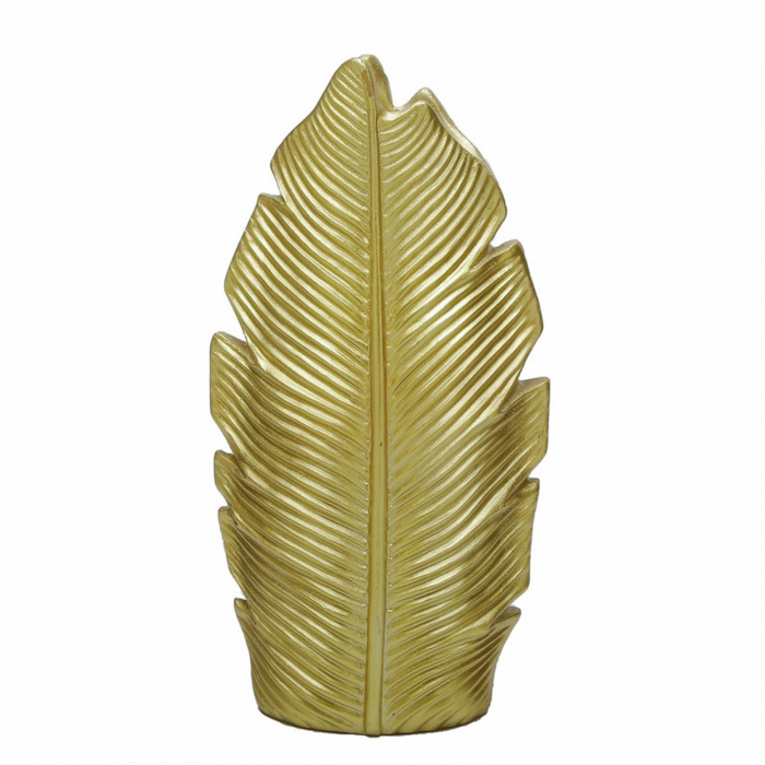 Set 3 Vaze ceramica FEATHER, Auriu [4]