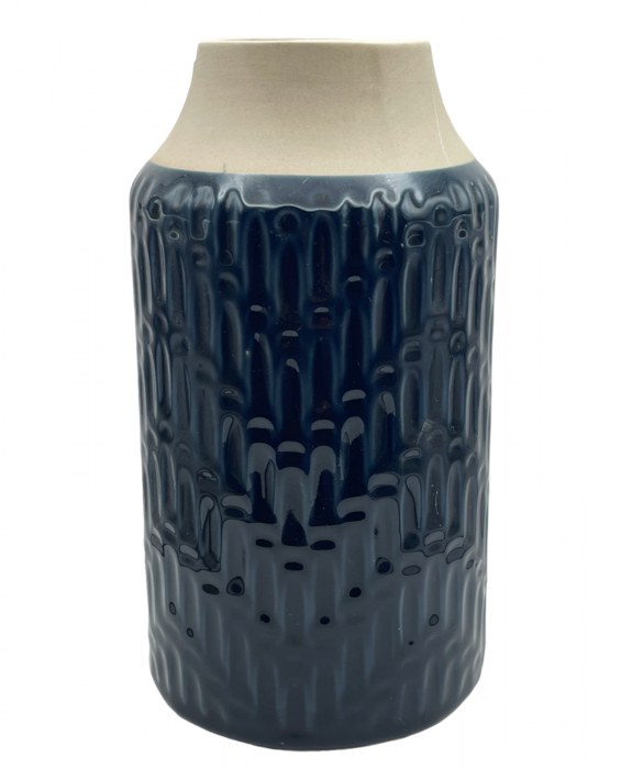 Vaza ceramica GALA, Albastru, 25cm [1]