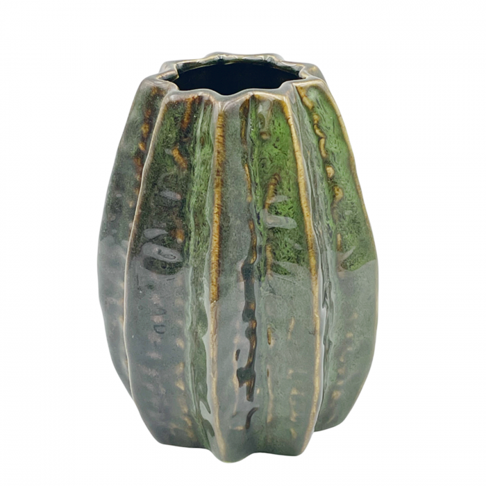 Vaza ceramica AMINA, Verde, 15cm [2]