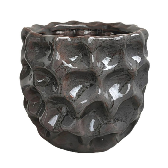 Ghiveci ceramic gri antracit - design modern și elegant [1]