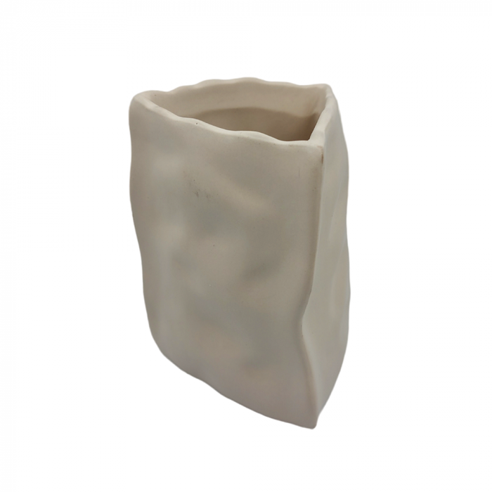 Vaza ceramica FORIO, Bej, 14cm [2]