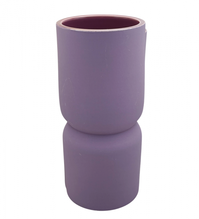 Vaza ceramica GILLIAN, Mov, 24cm [2]