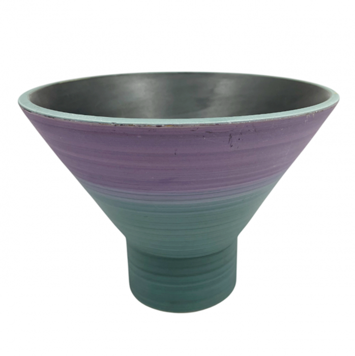 Vaza ceramica GRISELDA, Mov/ Turcoaz, 24x16cm [3]