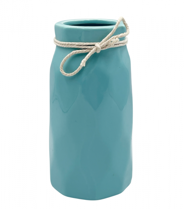 Vaza ceramica SANDRA, Turcoaz [1]