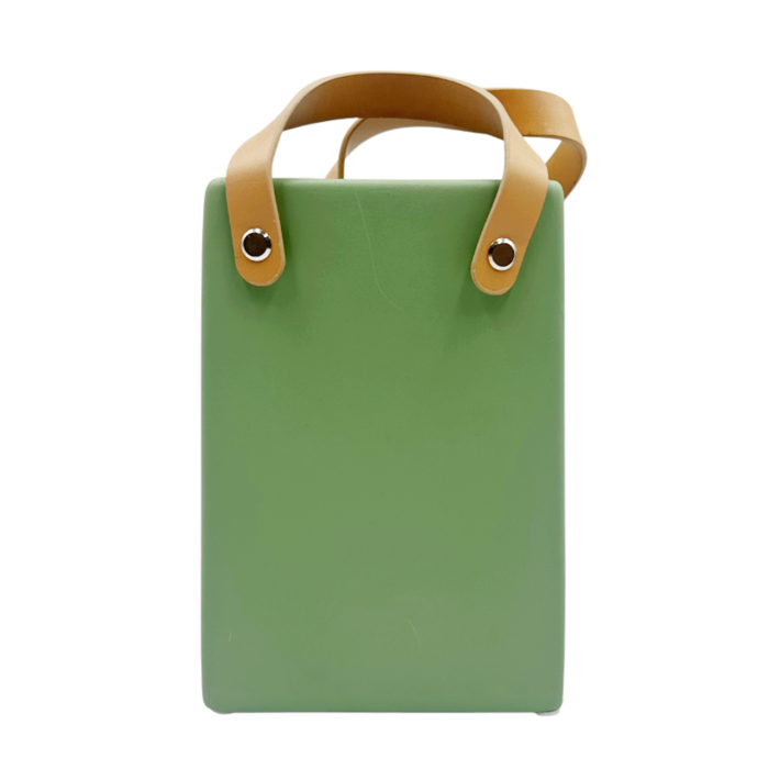 Vaza ceramica BARI, Verde, 17cm [2]