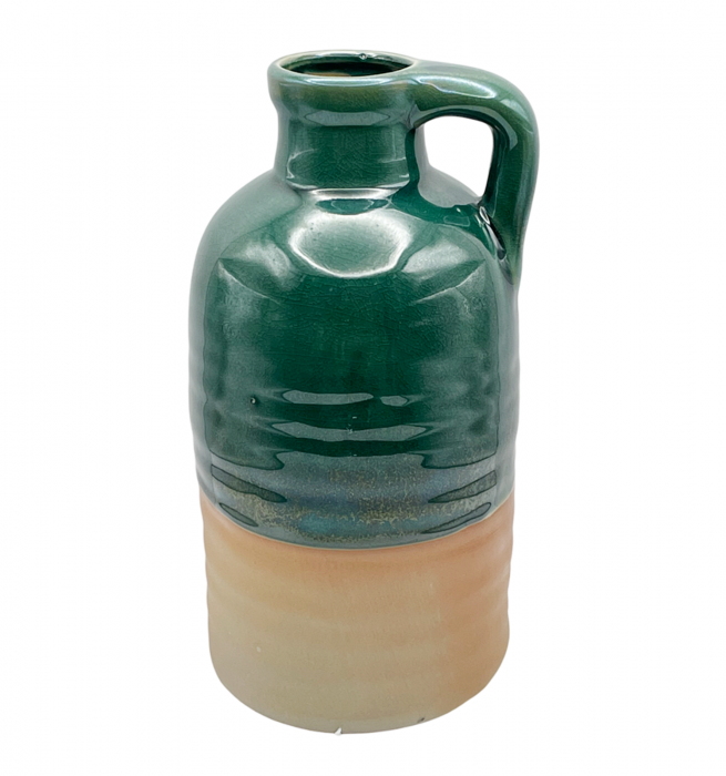 Vaza ceramica MARIBEL, Verde, 23cm [2]