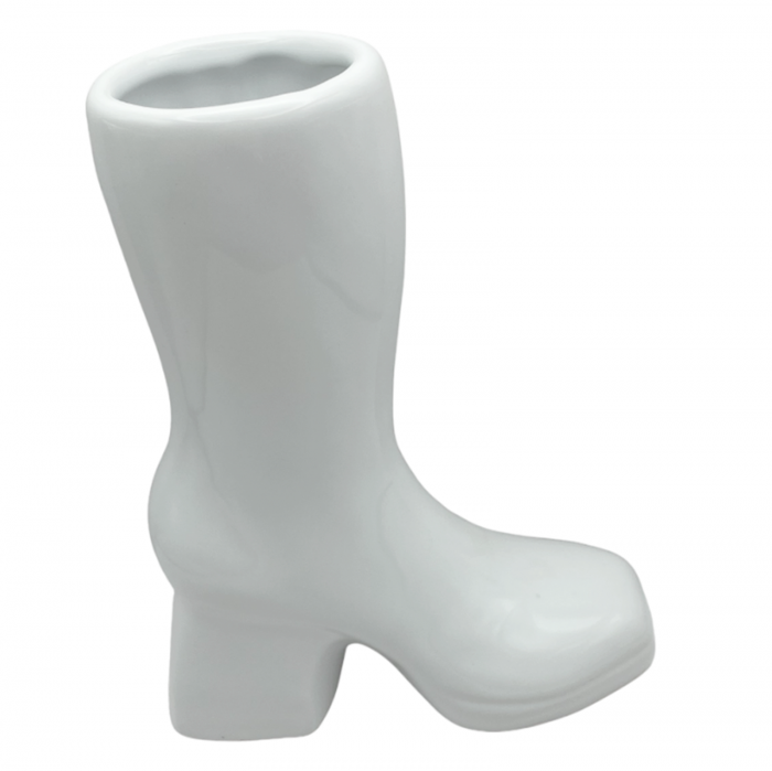 Vaza ceramica LOLITA, Alb, 20cm [2]