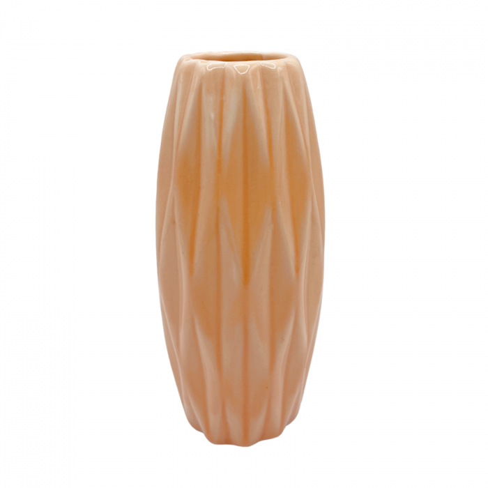 Vaza ceramica TAYLOR, Roz somon, 13cm [2]