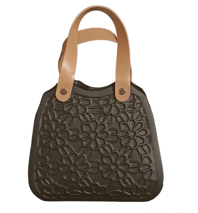 Vaza ceramica MILANO BORSA, Negru, 17x18cm [1]