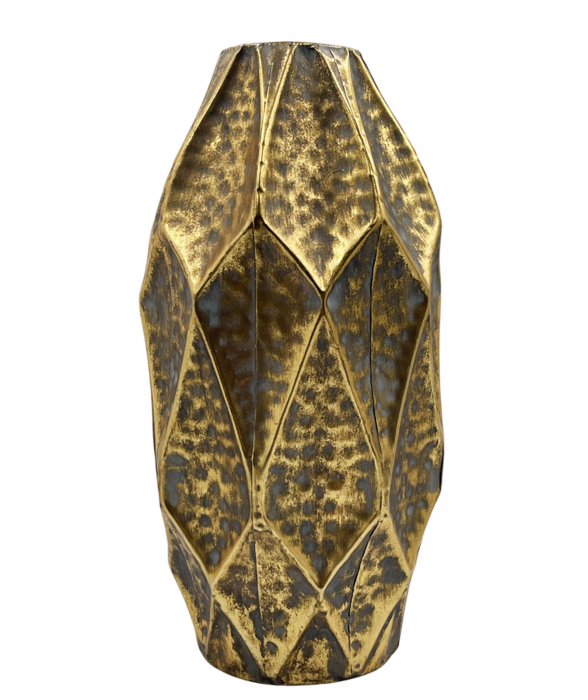 Vaza metal PINEAPPLE, Auriu, 36cm [2]