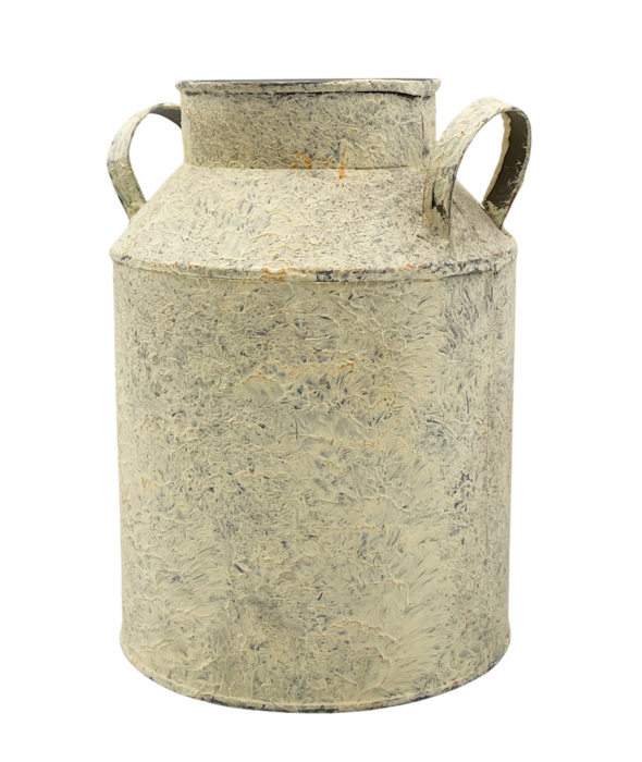 Vaza metal VINTAGE JANA, Crem, 18cm [2]