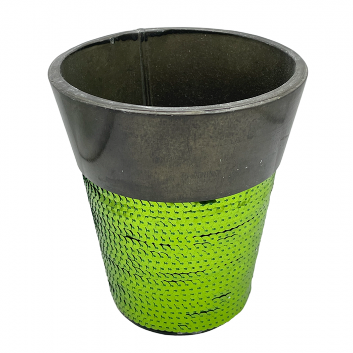 Vaza metal ZOEY, Verde, 15cm [2]