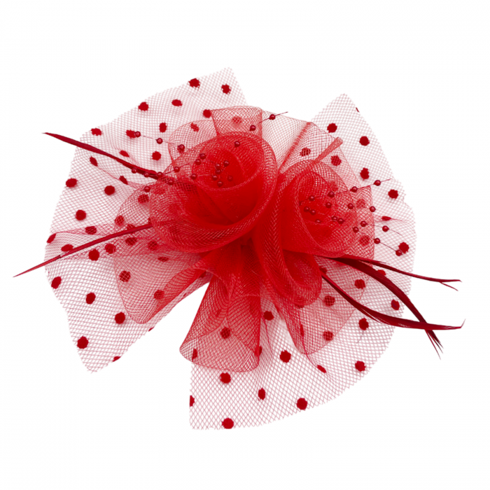 Voaleta - Fascinator CAMILLE, Rosu [1]