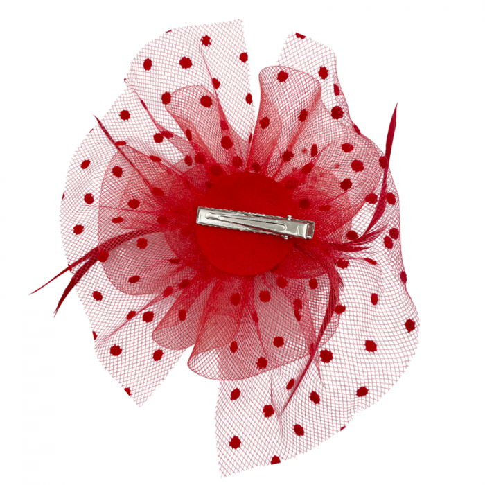 Voaleta - Fascinator CAMILLE, Rosu [3]