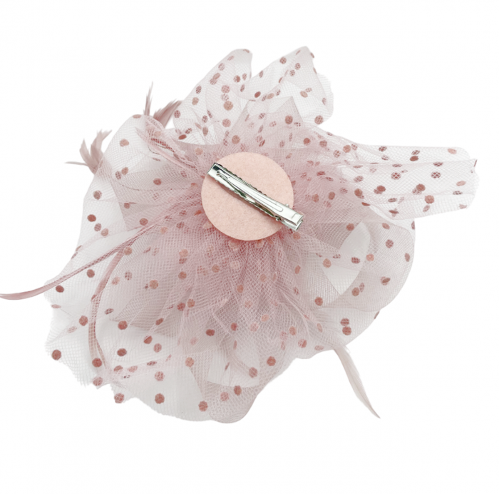 Voaleta - Fascinator LIZETTE, Roz, 20cm [3]