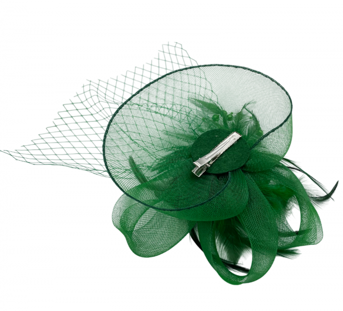 Voaleta - Fascinator JESSICA, Verde, 20cm [2]