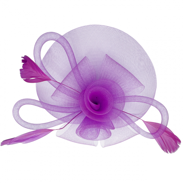 Voaleta - Fascinator MARILOU, Mov, 20cm [1]