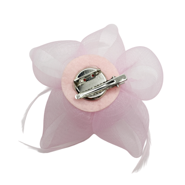 Brosa & Fascinator LUCINDA, Roz, 13 cm [3]