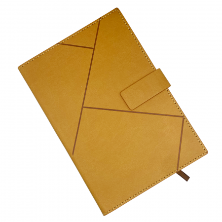 Agende & Articole De Birou - Agenda nedatata A5 NELSON, Galben, 14x21cm