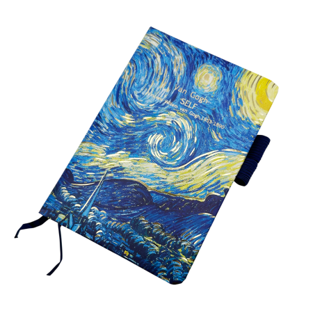 CADOURI & PAPETARIE - Agenda nedatata A6 ARTE - Coperta Cu picturi Van Gogh