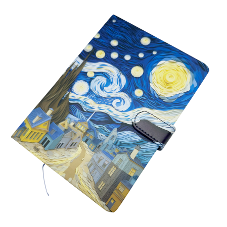 Agenda nedatata B6 ARTE, Cu coperta picturi, 13x18 cm [1]