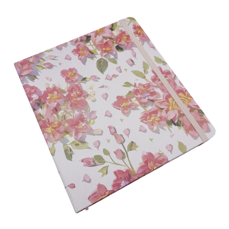 CADOURI & PAPETARIE - Agenda nedatata BLOSSOM, Coperta cu flori
