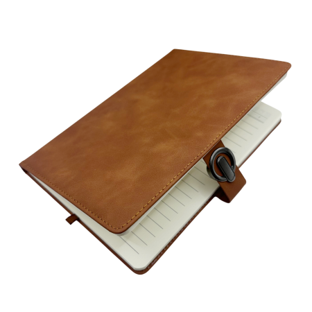 Agendă nedatată ELEGANCE, Coperta maro, 14x21 cm [1]