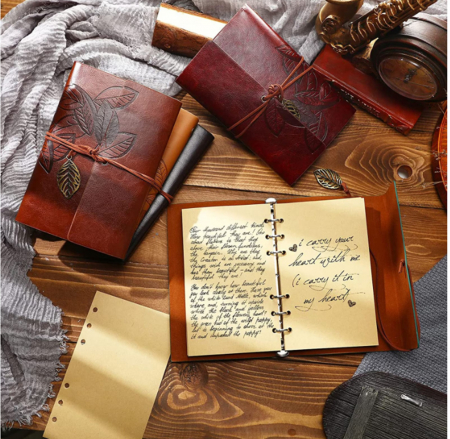 Jurnal Vintage NATURE - Agenda 16x23 cm - Maro cognac [3]