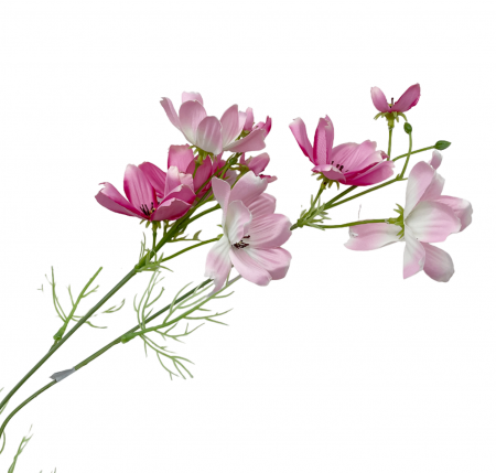 Crenguta cu flori artificiale SENSATION, Roz, 65cm [1]