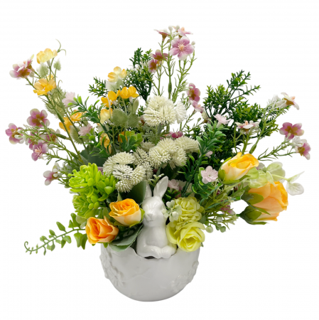 Flori Artificiale - Aranjament floral in ghiveci ANNELISE