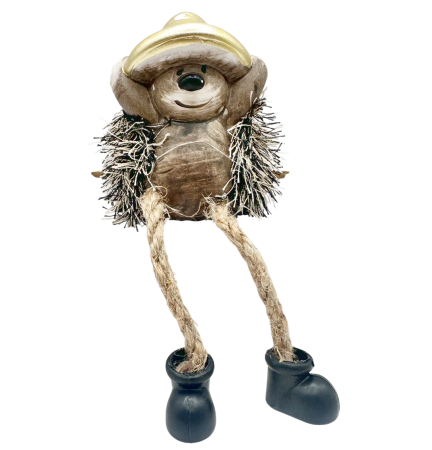 Figurina Arici cu palarie aurie BUTTON [2]