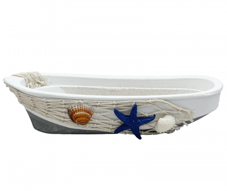 De Vara - Barca lemn decorativa ZEPHYR, 24x7cm