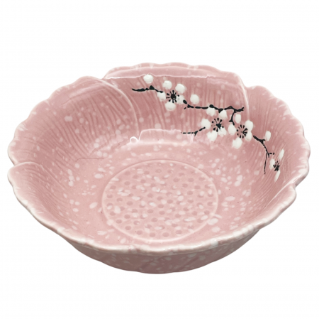 Bol servire rotund BLOSSOM, Roz, 15x5cm [1]