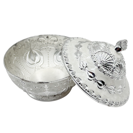 Bomboniera decorativa argintata IMPERIAL- clasic elegant [2]