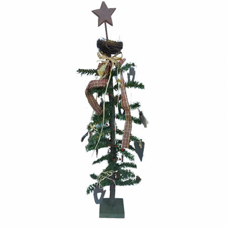 CRACIUN MAGIC - Brad Craciun decorativ CRAZY, 90cm