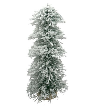 DECORATIUNI CRACIUN - Brăduț decorativ cu zăpadă artificială SNOWY, 25cm