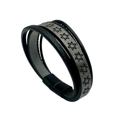 Bratara barbati NOAH, Piele neagra [1]